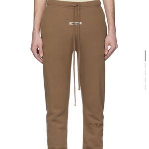 Essentials Tan Fleece Sweatpants medium